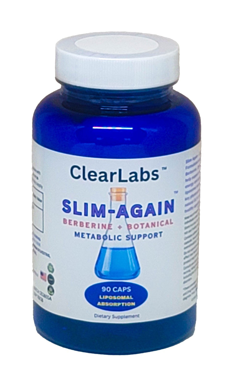 CLEARLABS - SLIM AGAIN {GLP1 + Metabolic Regulator} non injectable insulin/glucose balancing - Herbal Weight Loss